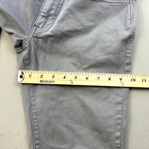 Flint And Tinder Pants Mens 28x30 Gray Chino Slim Fit Straight Leg Casual Cotton - Picture 12 of 12